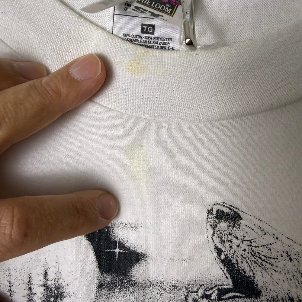 Vintage Fruit Of The Loom Y2K Wolf Tee Shirt Xl - Picture 9 of 10